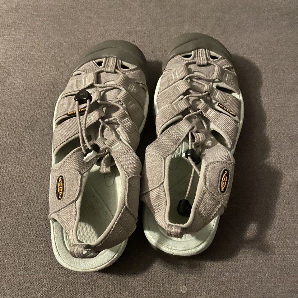 Keen Newport H2 Sandals in Neutral Gray / Misty Jade Waterproof
